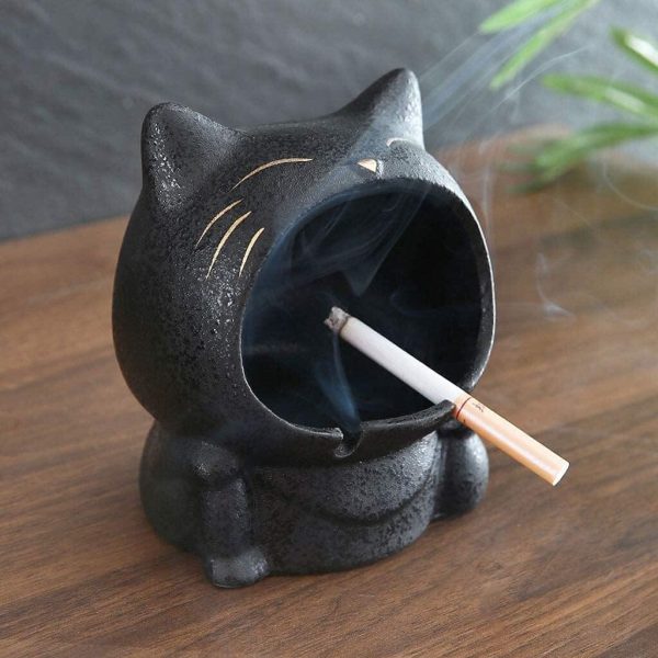 Aschenbecher Katze