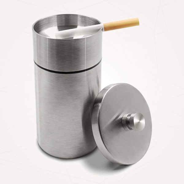 Auto Aschenbecher Edelstahl
