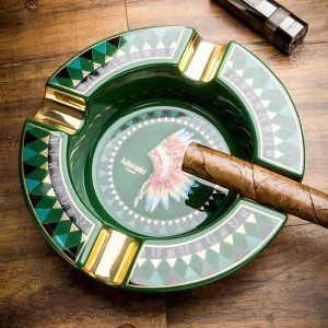 Zigarren Aschenbecher Indianer-Motiv