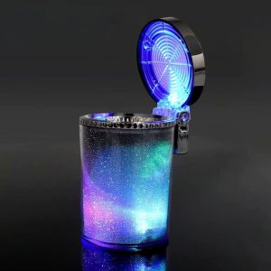 led aschenbecher auto