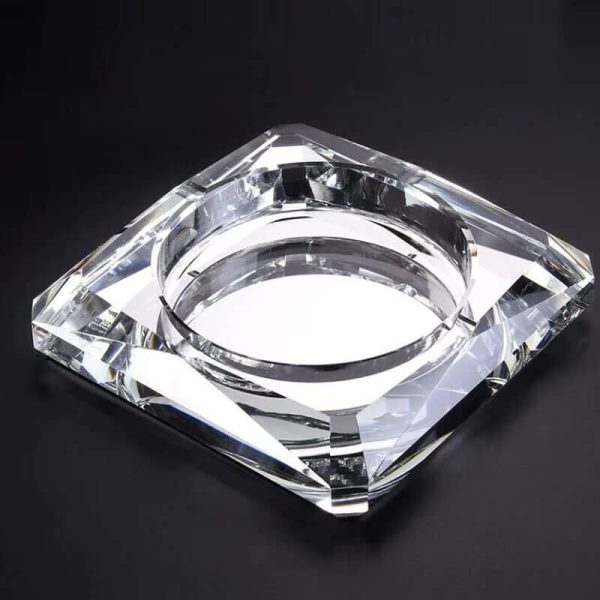 Aschenbecher Glas 20 cm