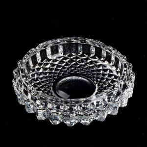 Aschenbecher Glas Massiv
