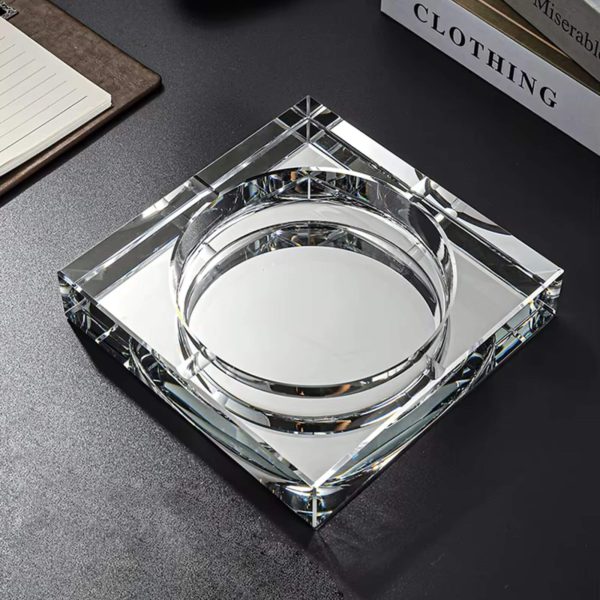 Aschenbecher Glas Quadratisch