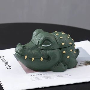 Krokodil Aschenbecher