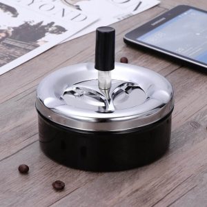 Retro Aschenbecher mit Deckel