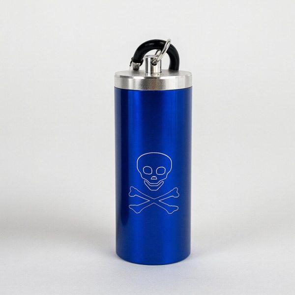 Taschenaschenbecher Totenkopf