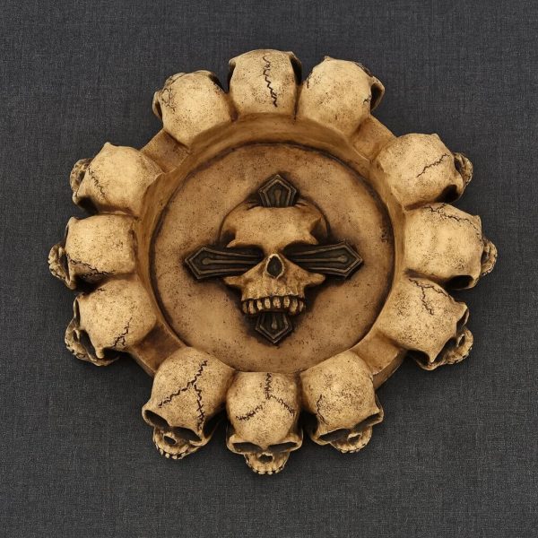 Totenkopf Aschenbecher Gothic
