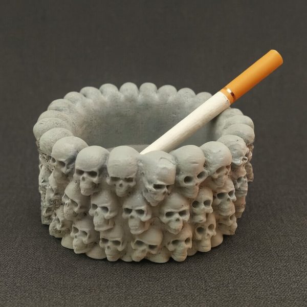 Totenkopf Aschenbecher Silikonform
