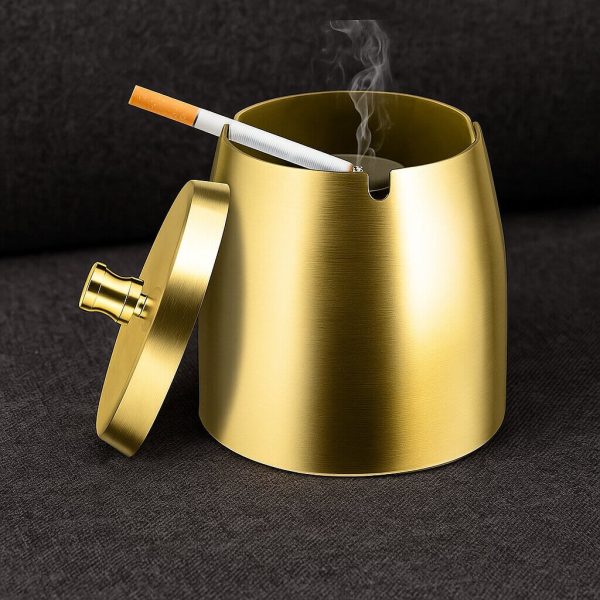 Aschenbecher Goldfarben