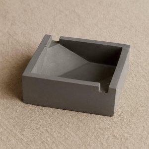 Aschenbecher Beton Quadratisch Groß