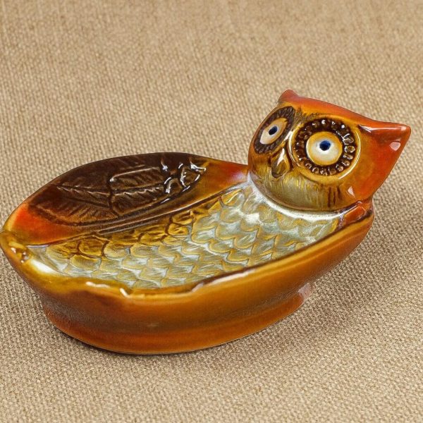 Aschenbecher Eule