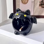 Aschenbecher Fledermaus Schwarz
