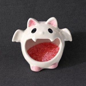 Aschenbecher Fledermaus Weiß