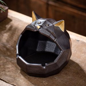Aschenbecher Katze Origami