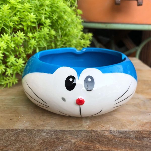 Aschenbecher Katze Rund
