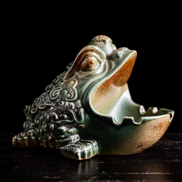 Aschenbecher Kröte
