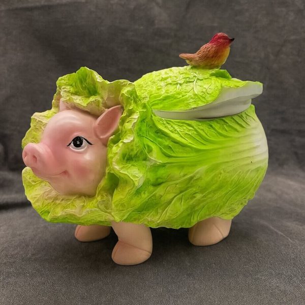 Aschenbecher Schwein mit Deckel