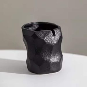 Design Aschenbecher Schwarz