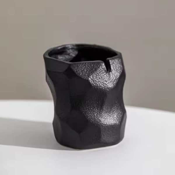 Design Aschenbecher Schwarz