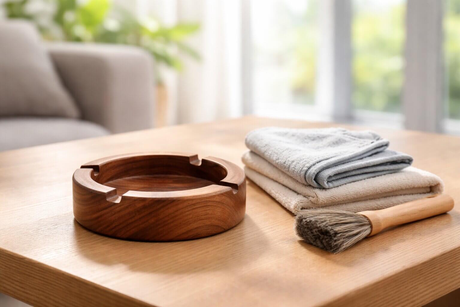 holz-aschenbecher-reinigen-schnell-sauber